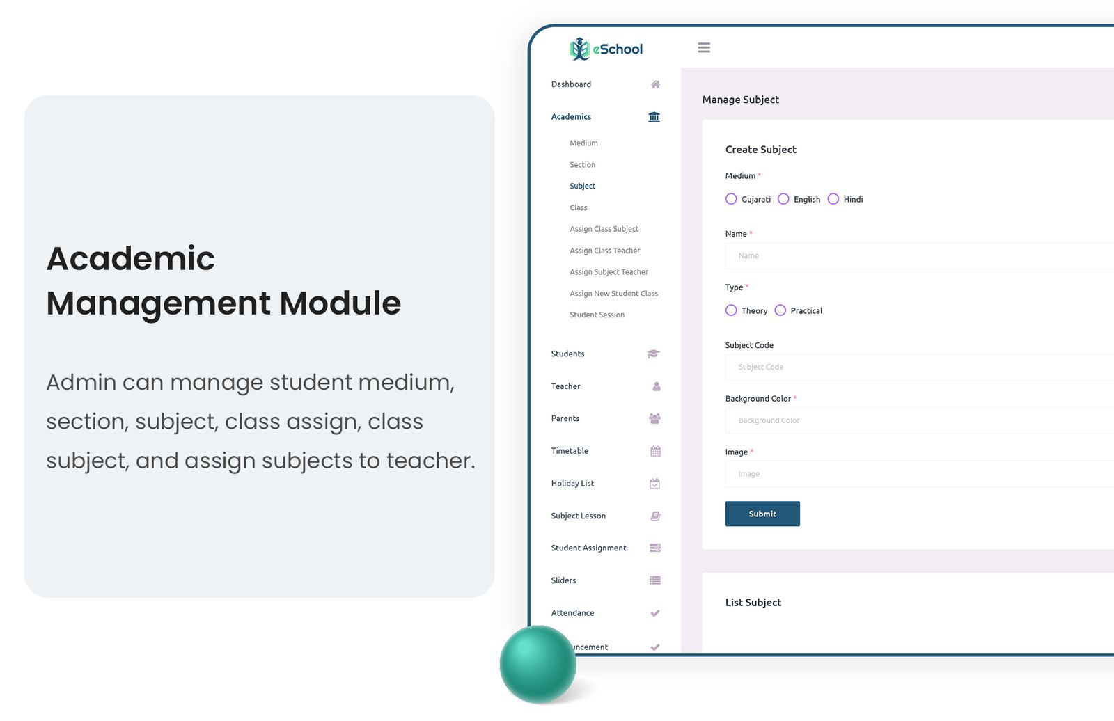 eSchool - Virtual School Management System Flutter App with Laravel Admin Panel - 19