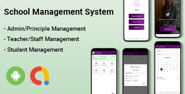 School Management Kotlin Android App    