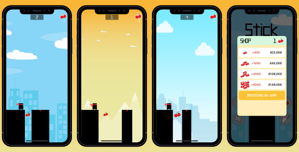 Stick Hero - iOS Game SpriteKit Swift 5    