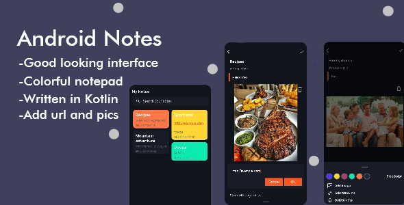 Android Notes Unity Developer Tools Mobile App template