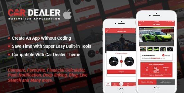 Car Dealer Native iOS Application - Swift    