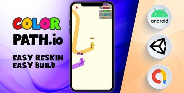 Color Path IO (Unity - Admob) Unity Game Mobile App template