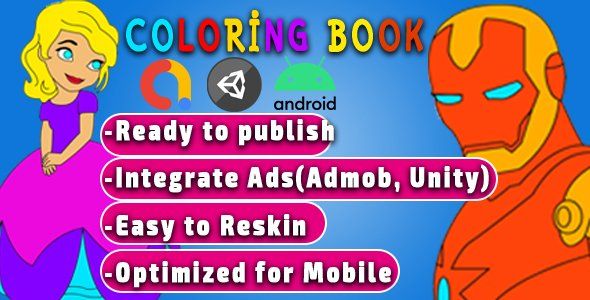 Coloring Book for android mobile games    