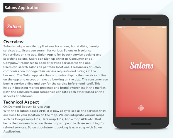 Native Kotlin Salon Beauty Service Appointment Booking Android Mobile Application with Web Admin Unity Travel Booking &amp; Rent Mobile App template