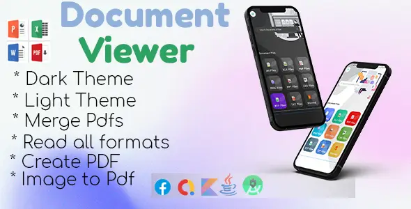 Office Reader | Document Viewer,Document Reader Unity  Mobile App template