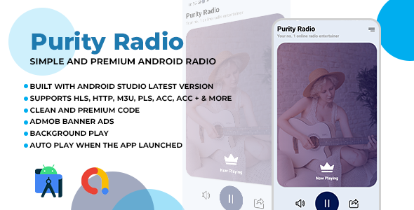 Purity Radio | Simple and Premium Radio Player for Android    