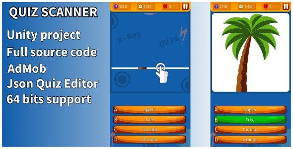 Quiz Scanner - Unity Game &amp; Json Quiz Editor    