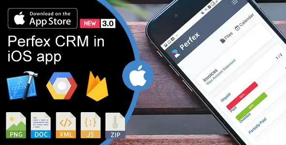 Weboox Convert - Perfex CRM to app iOS iOS  Mobile App template