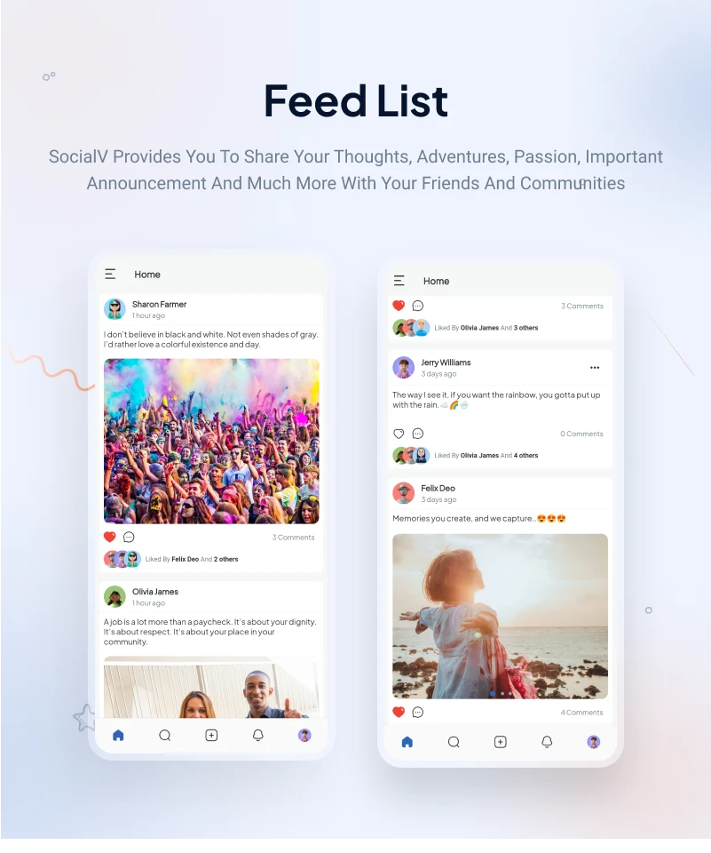 SocialV - Social Network Flutter App with BuddyPress (WordPress) Backend - 10