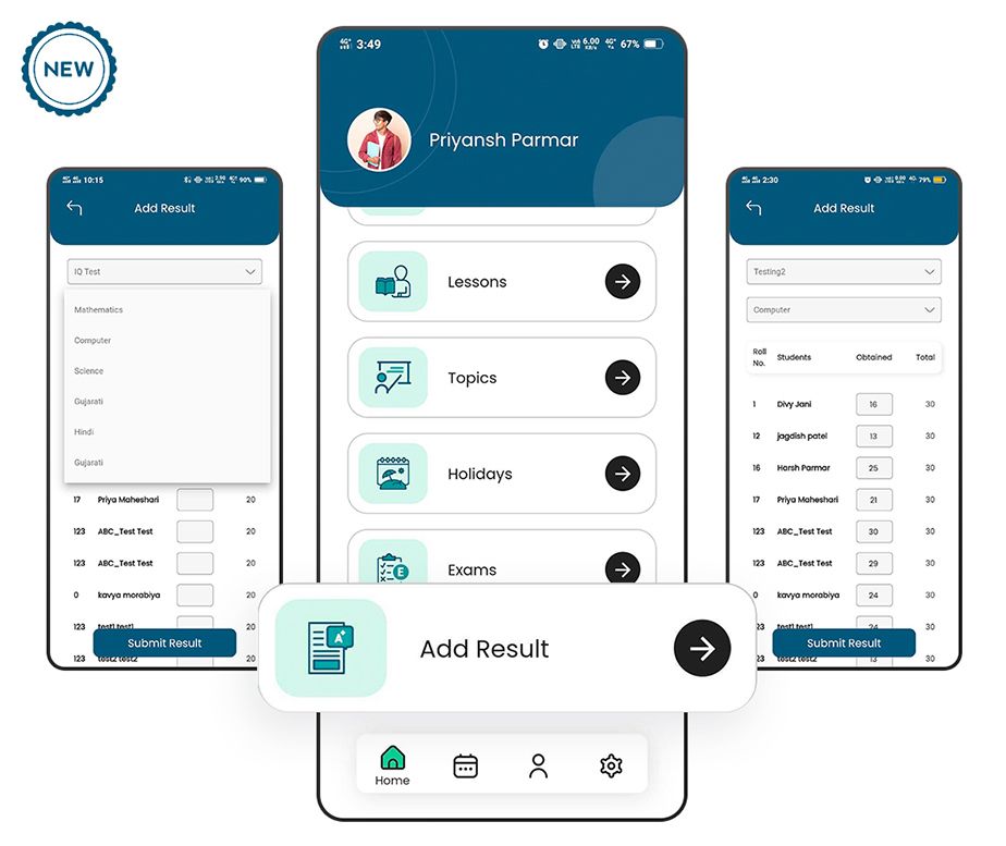 Teacher Flutter App - eSchool Virtual School Management System - 9