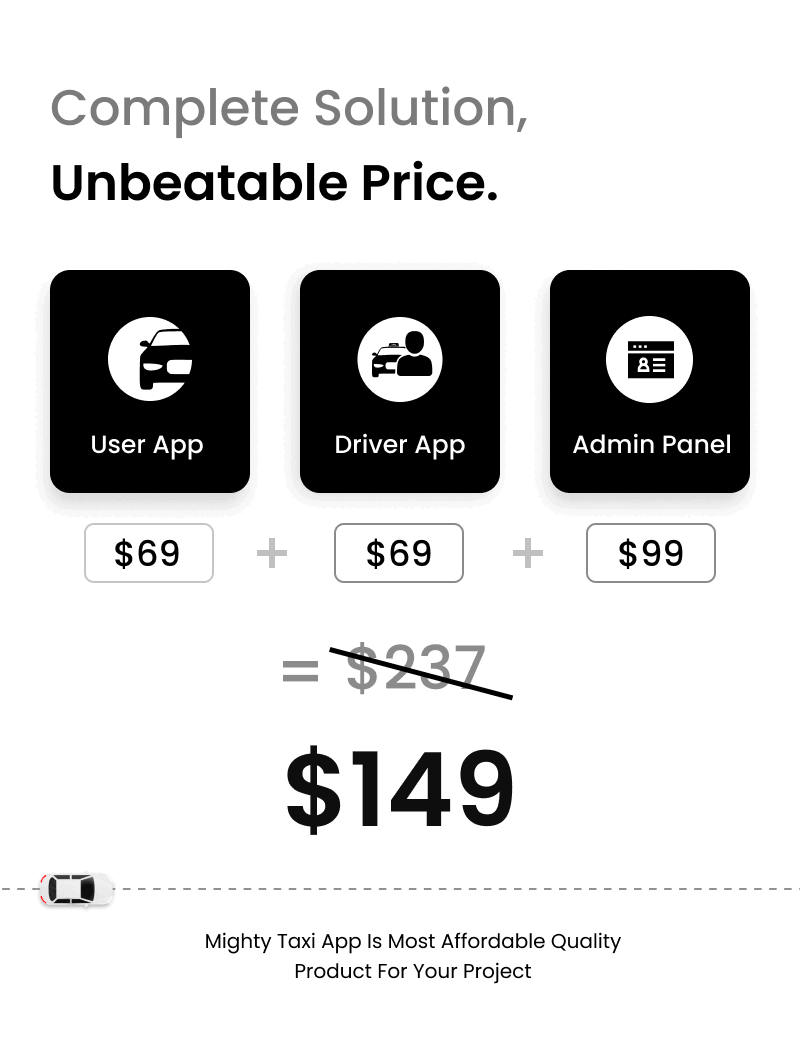 MightyTaxi - Flutter Online Taxi Booking Full Solution | User App | Admin Laravel Panel | Driver app - 8