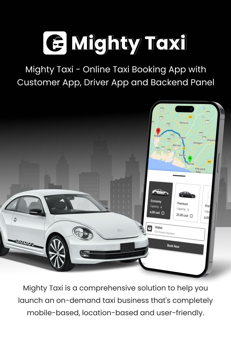 MightyTaxi - Flutter Online Taxi Booking Full Solution | User App | Admin Laravel Panel | Driver app - 9