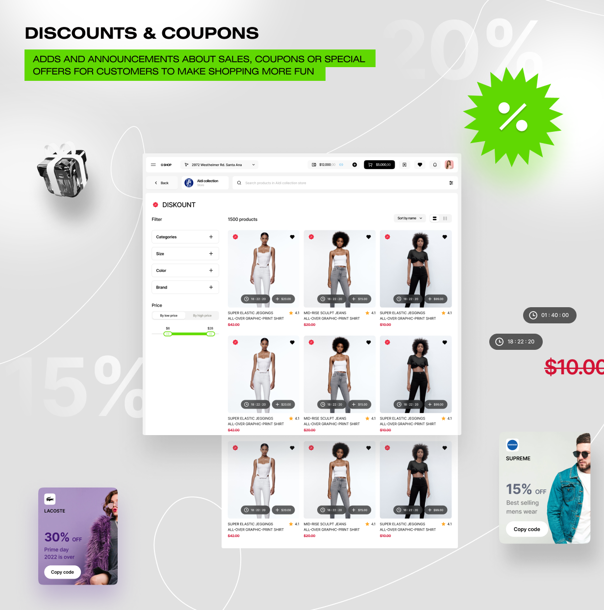 Goshops - Multi-purpose e-commerce marketplace (Website + Customer/Courier apps  + POS +Admin panel) - 16