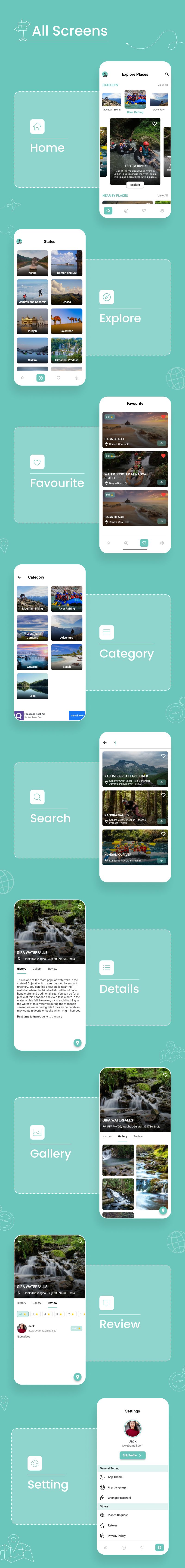 Explore Places - Flutter Places App with Firebase - code.market