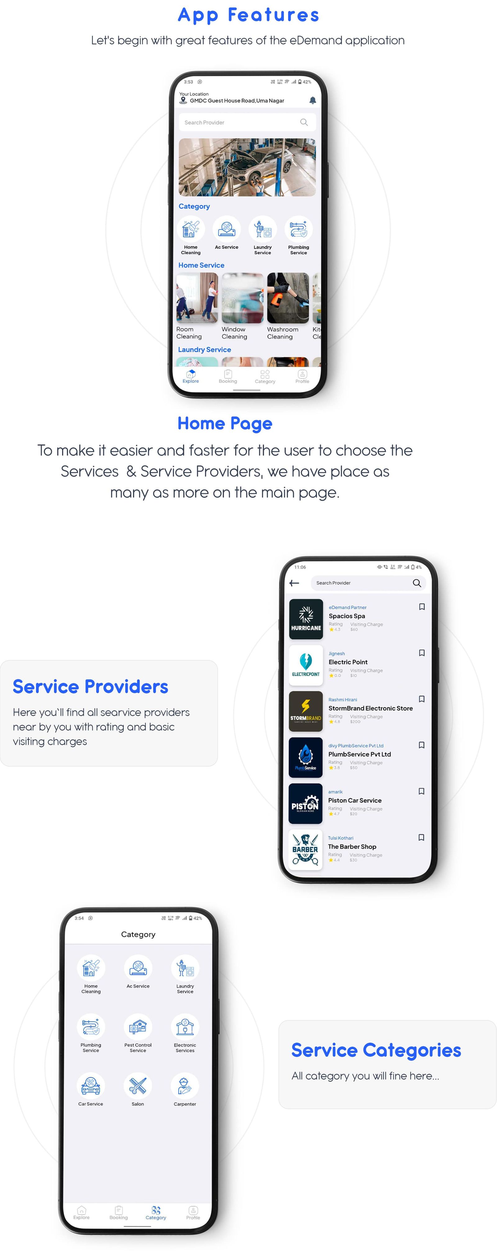 eDemand - Multi Vendor On Demand Home Services, Handyman with Flutter App & Admin panel - 10