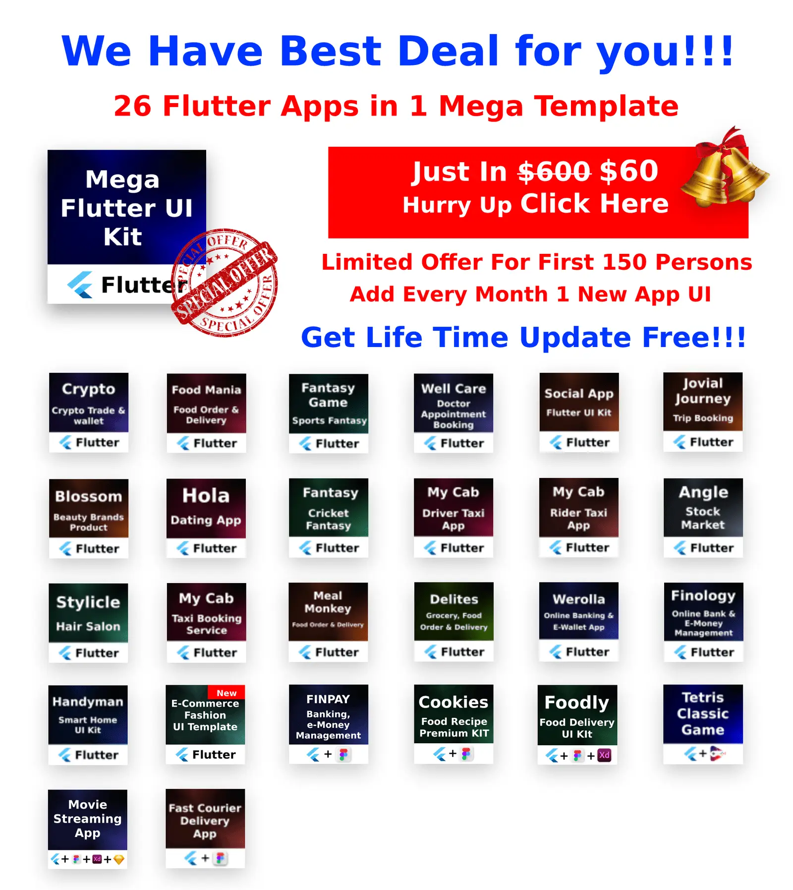 Online Learning Mobile App | UI Kit | Flutter | Figma FREE | Edumy - 1