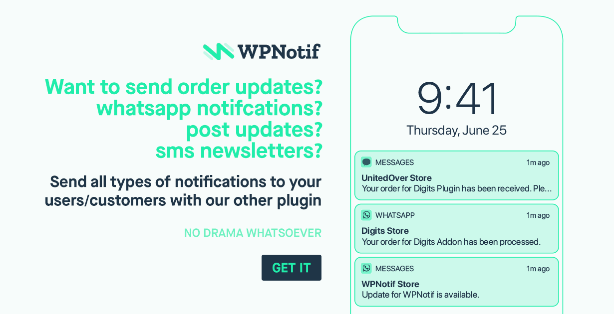 wpnotif wordpress plugin