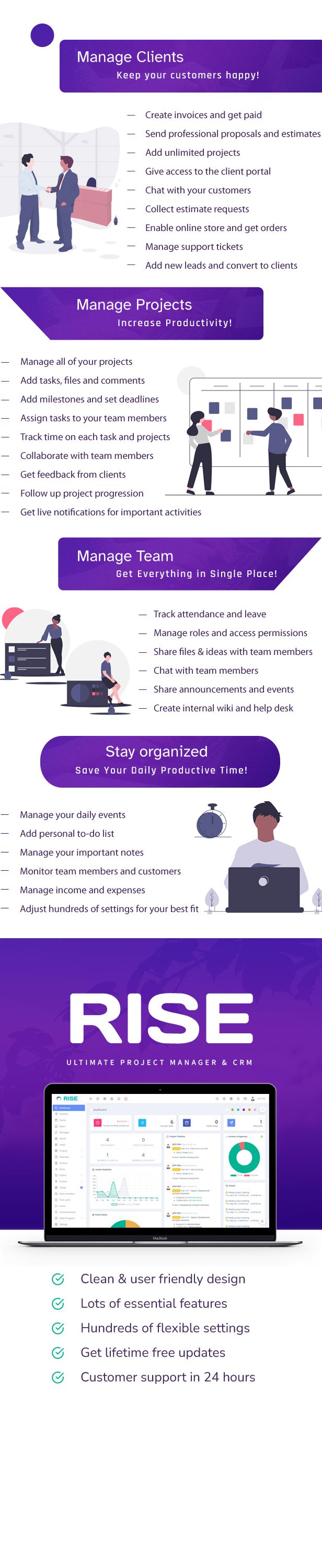 RISE - Ultimate Project Manager & CRM