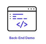 click for backend setting