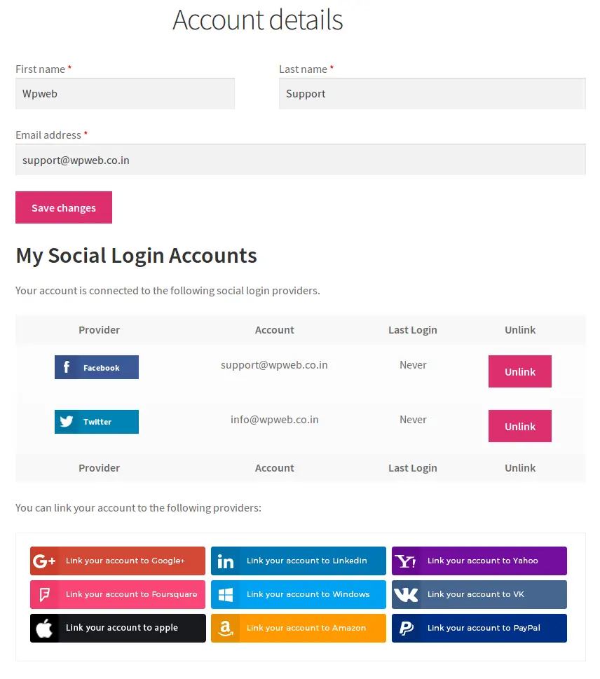 Provide Account Management Tools