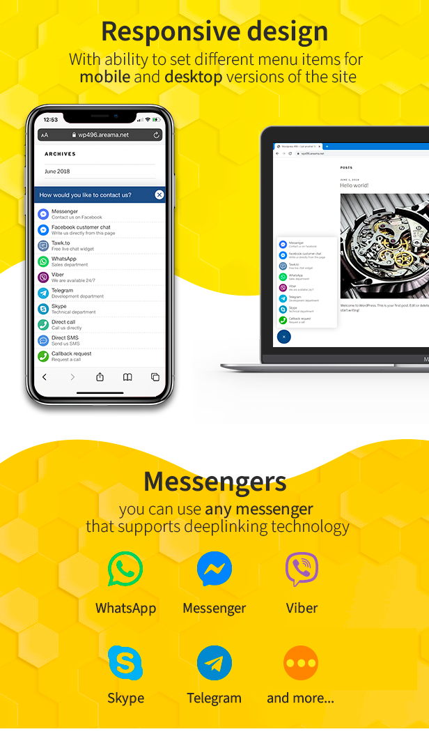 responsive, messengers