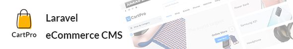 CartPro Multipurpose Laravel eCommerce CMS