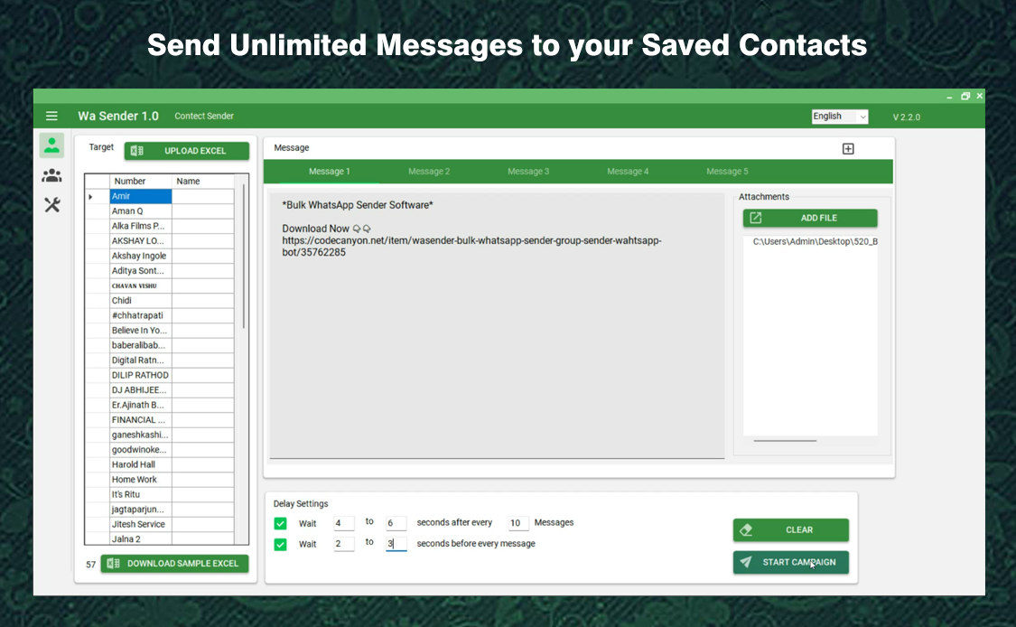 Bulk WhatsApp Sender + Button Sender + Group Sender + WhatsApp Auto Reply Bot - 29