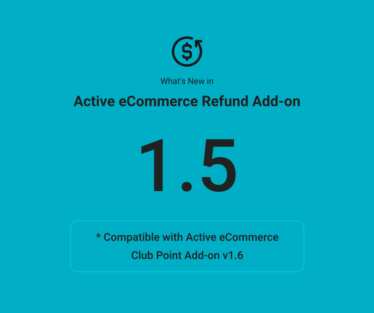 Active eCommerce Refund add-on - 2