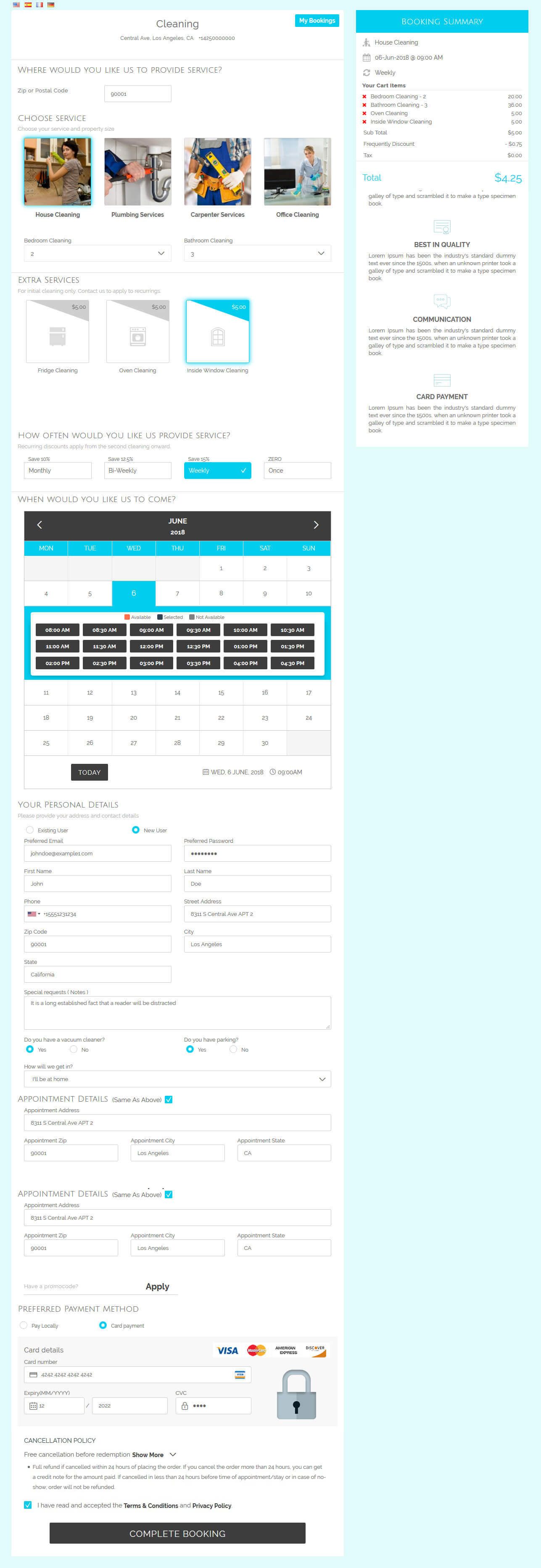 Online bookings management system for maid services and cleaning companies - Cleanto - 25