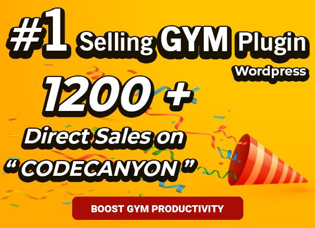 #1 Gym wordpress plugin