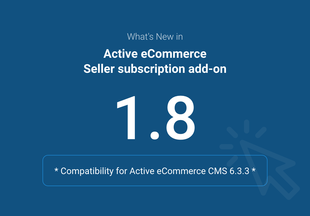 Active eCommerce Seller Subscription Add-on - 2