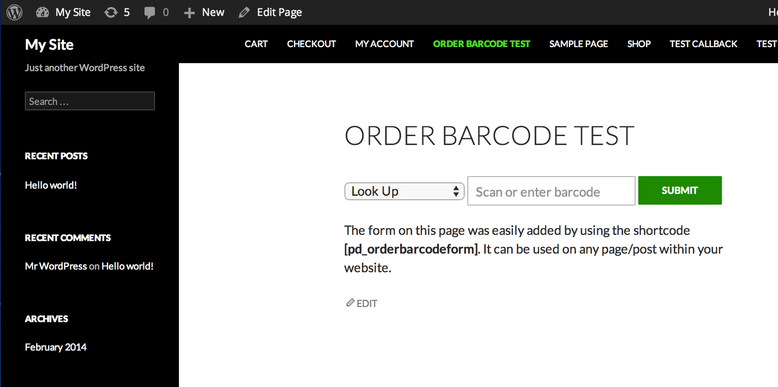 Order Barcodes for WooCommerce - 4