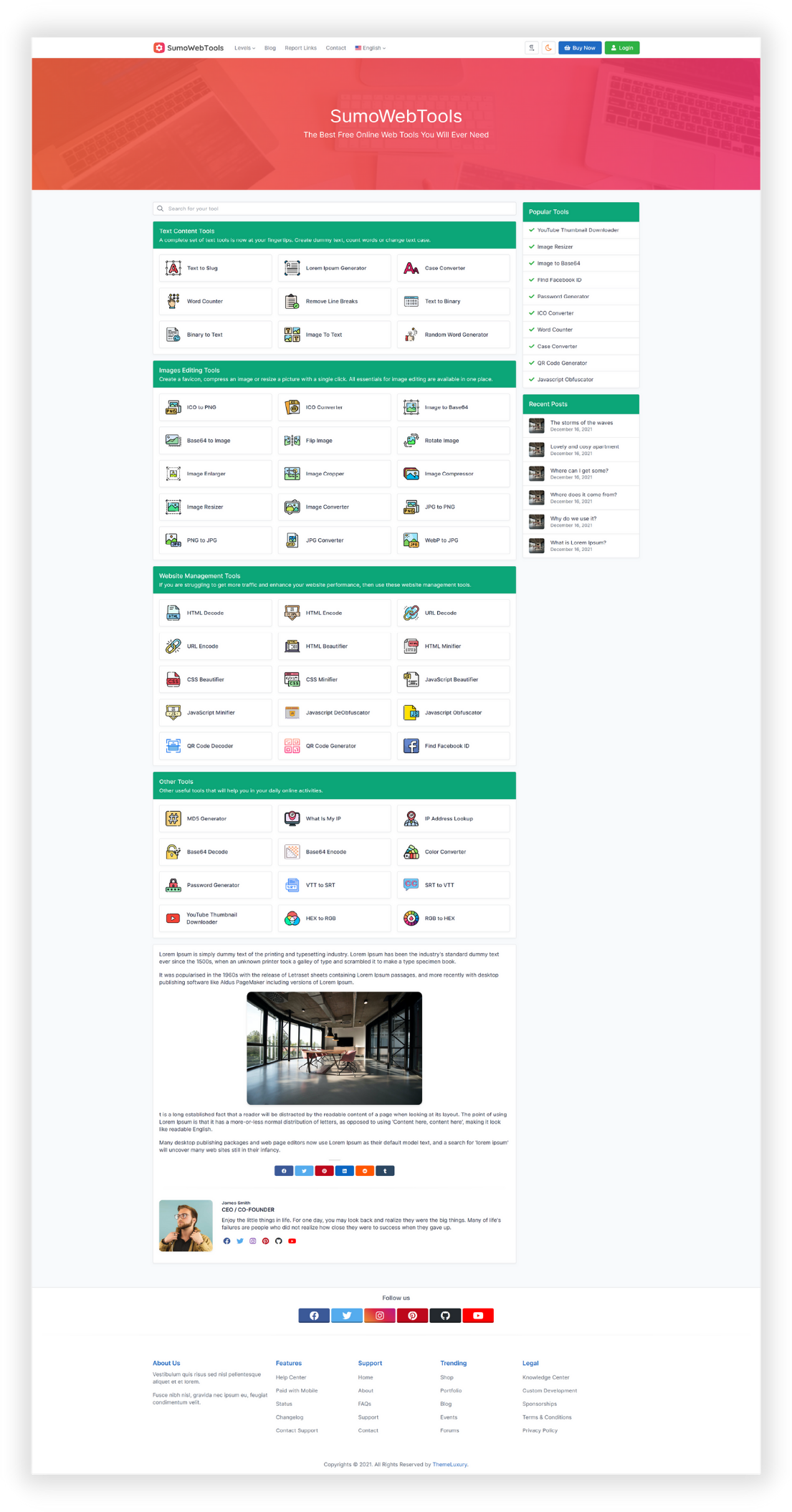 Frontend - Light Theme - LTR