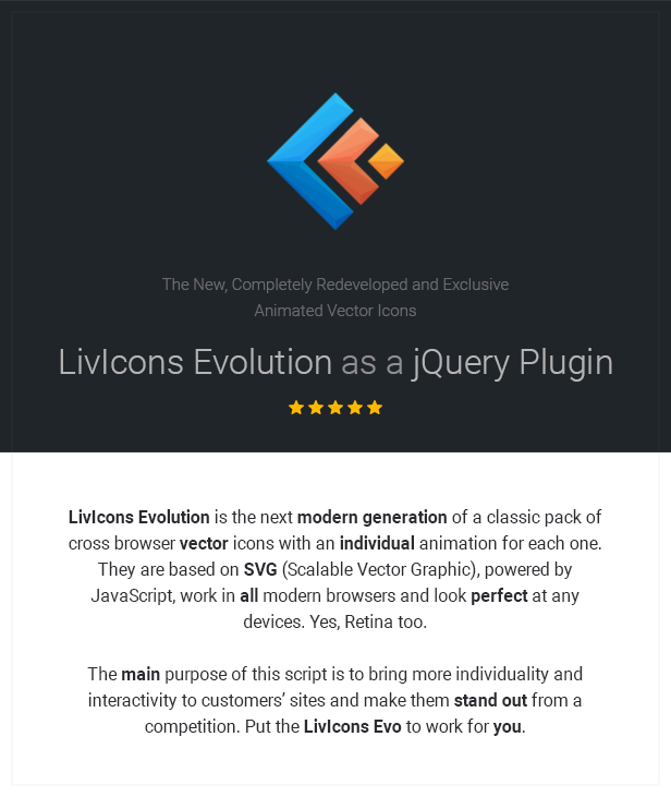 LivIcons Evolution for jQuery - The Next Generation of the Truly Animated Vector Icons - 3