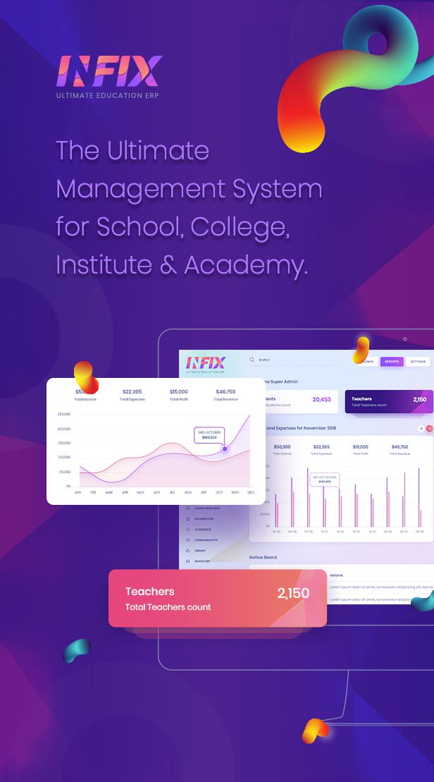 InfixEdu School - School Management System Software - 1