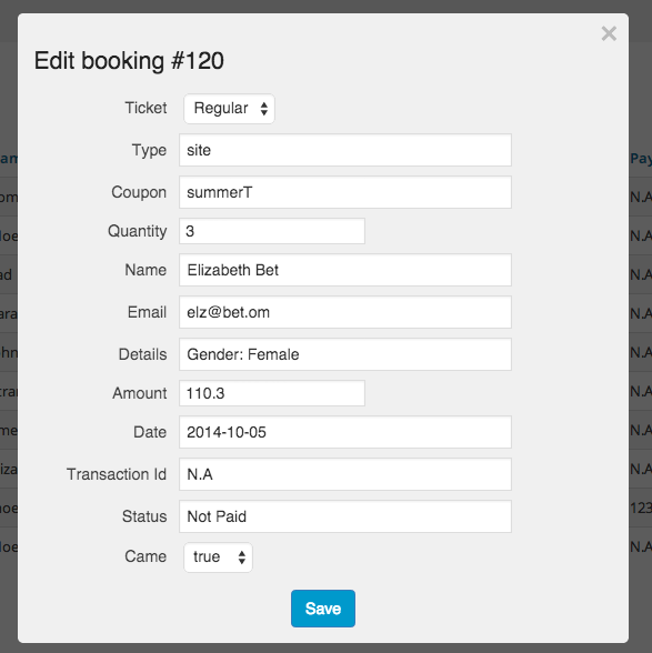 Event Booking Pro: Analytics & Checkin Addon - 7