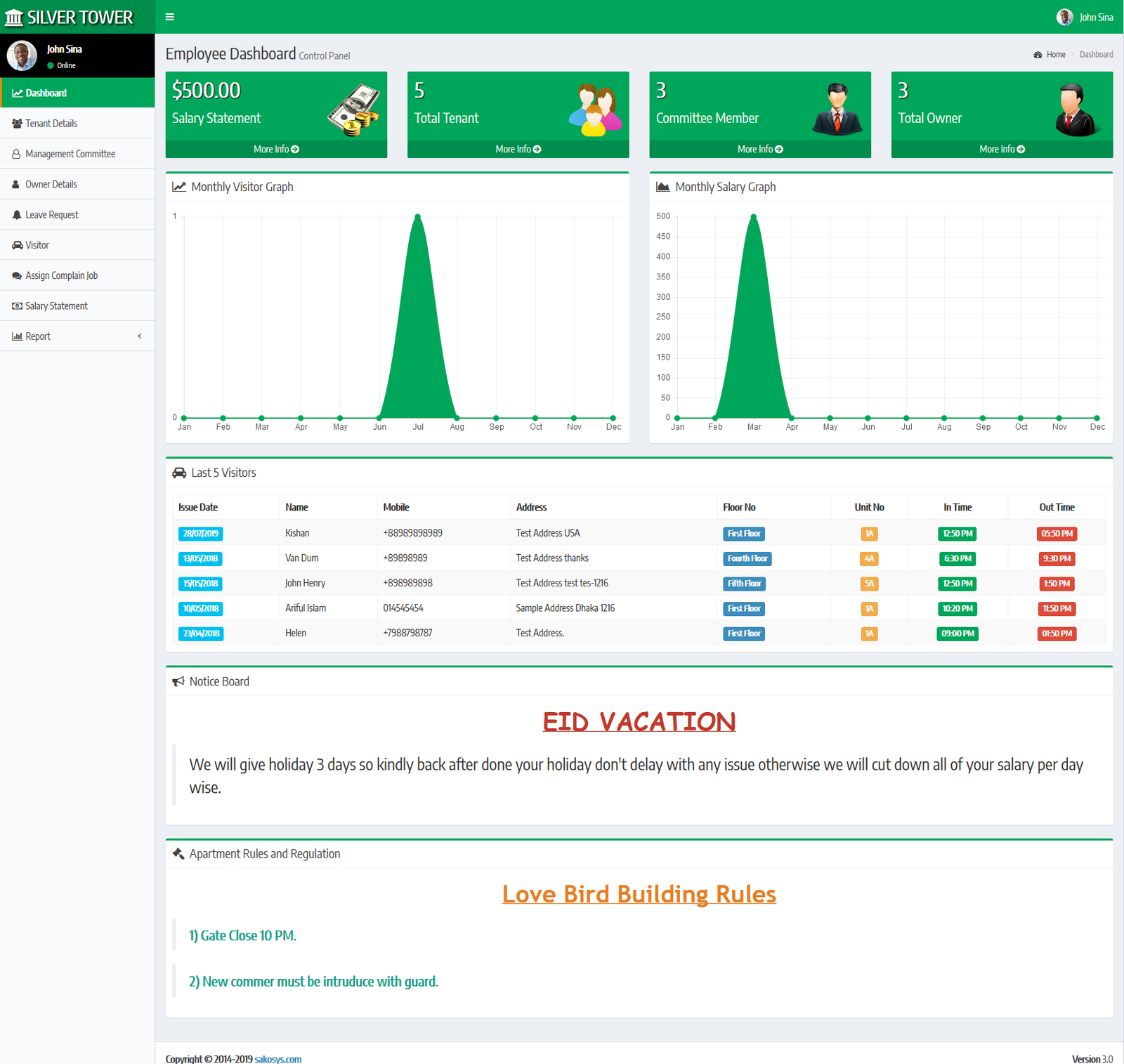 Responsive Apartment Management System - 12