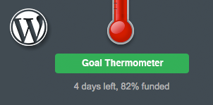 WordPress Goal Thermometer