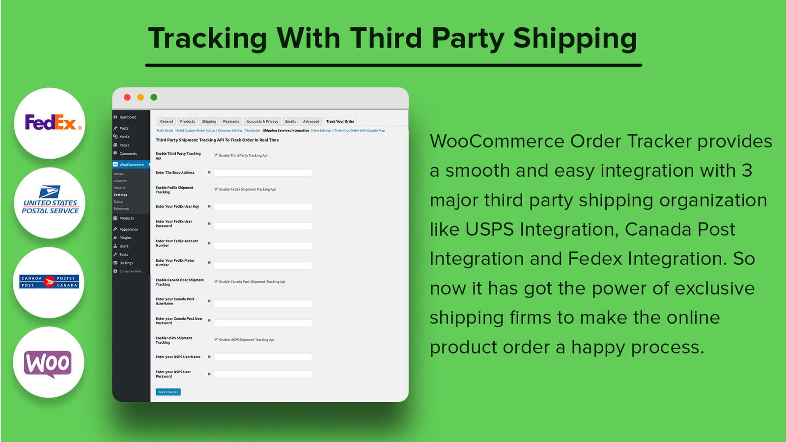 WooCommerce Order Tracker - Custom Order Status, Tracking Templates and Order Email Notifications - 8