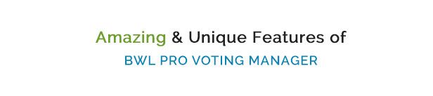 BWL Pro Voting Manager - 9