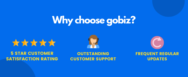 GoBiz - Digital Business Card + WhatsApp Store Maker | SaaS Product | Laravel | VCard Maker | SAAS Script