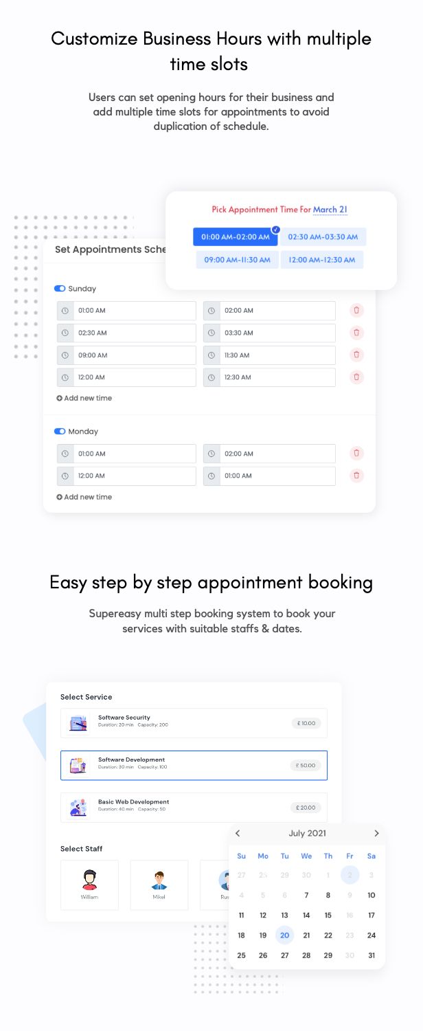 Aoxio - SaaS Multi-Business Service Booking Software - 14