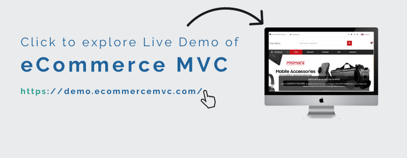 Live Demo link of eCommerce MVC