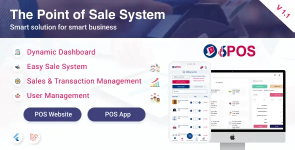 6POS - The Ultimate POS Solution Flutter  Mobile Full Applications