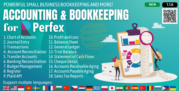 Accounting and Bookkeeping module for Perfex CRM image