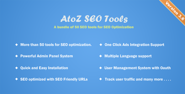AtoZ SEO Tools - Search Engine Optimization Tools    