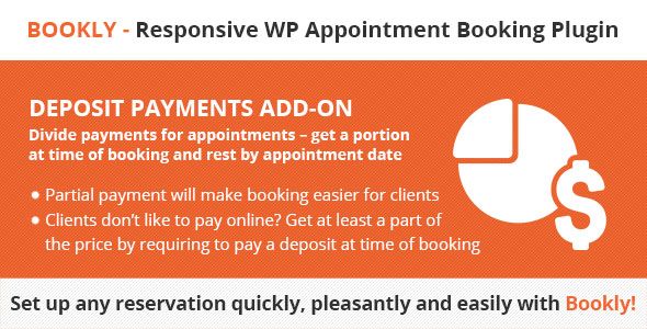 Bookly Deposit Payments (Add-on)    