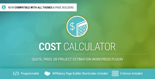 Cost Calculator WordPress    