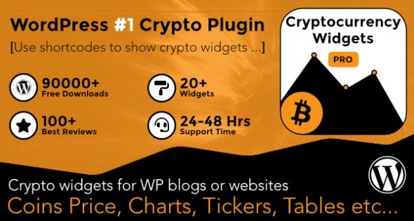 Cryptocurrency Widgets Pro - WordPress Crypto Plugin