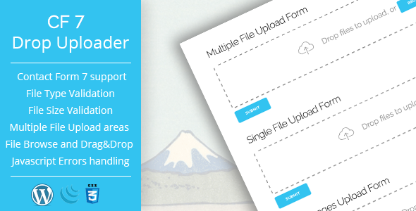 Drop Uploader for CF7 - Drag&Drop File Uploader Addon    